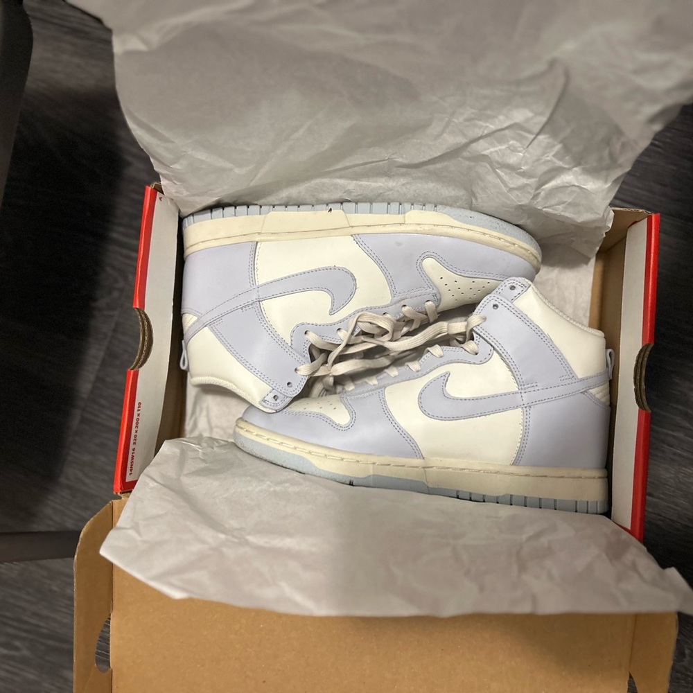 Nike Dunk High sail/football grey-pale